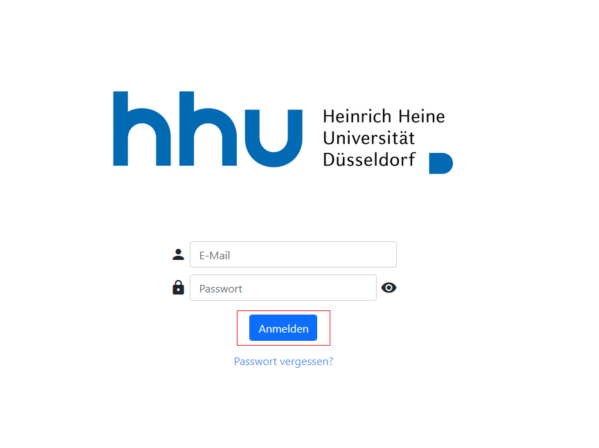 Wie melde ich mich in der Anwendung an, wenn ich ein/e Mitarbeiter/in bin?
