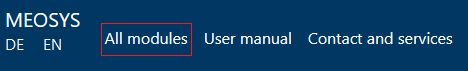 How do I filter modules through the given choices?