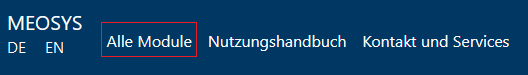 Wie filtere ich Module durch die vorgegebenen Auswahlmöglichkeiten?