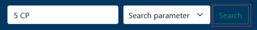 How can I search for things or my examination date in the application?