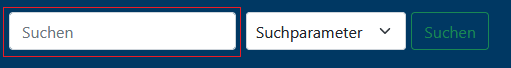 Wie kann ich in der Anwendung nach Dingen oder meinem Prüfungsdatum suchen?